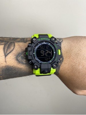 G-SHOCK MUDMAN PRETO E VERDE